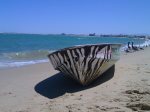 San Felipe boat on beach 